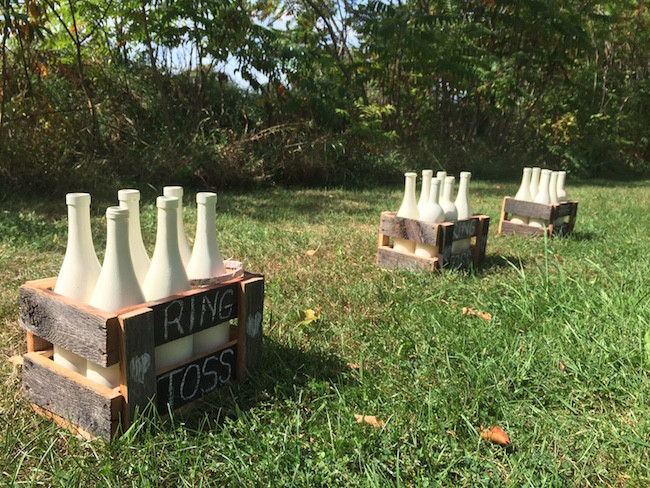 Lawn games for Rustic Wedding