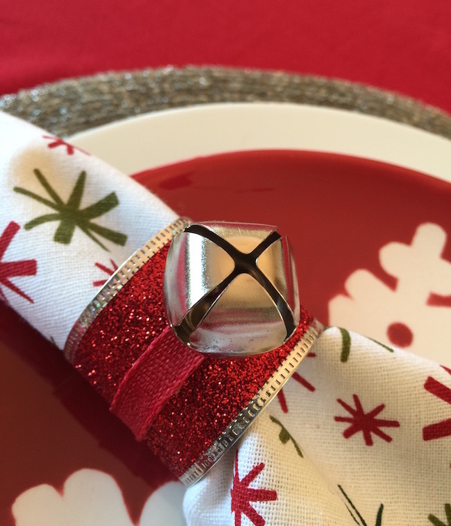 Jingle bell deals napkin rings