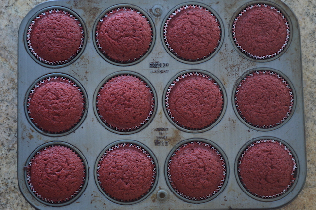 Baked Red Velvet Cupcakes