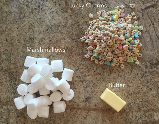 Lucky Charms Marshmallow Treats for St. Patrick's Day