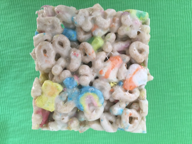 One Lucky Charms Square for St. Patrick's Day
