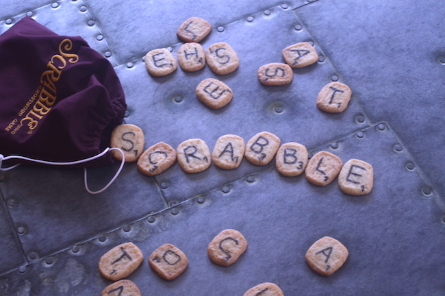 Scrabble Cookies