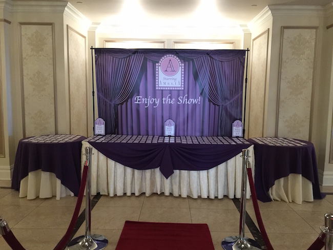 Broadway Themed Bat Mitzvah Party