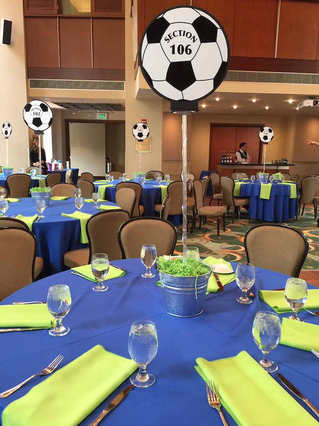 Soccer Themed Bat Mitzvah Party