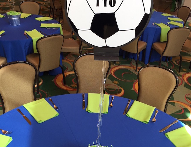 Soccer Themed Bat Mitzvah Party