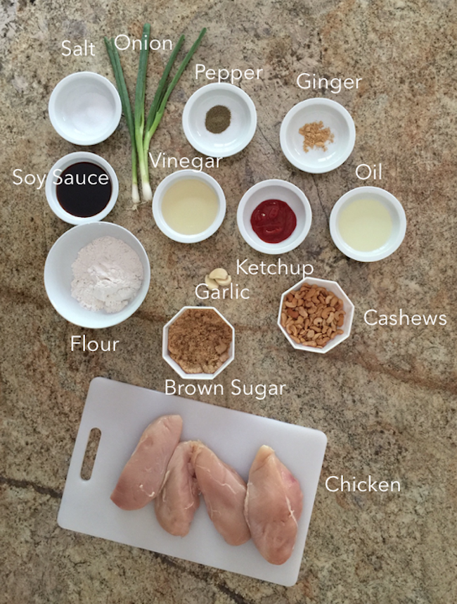 Recipe - Cashew Chicken