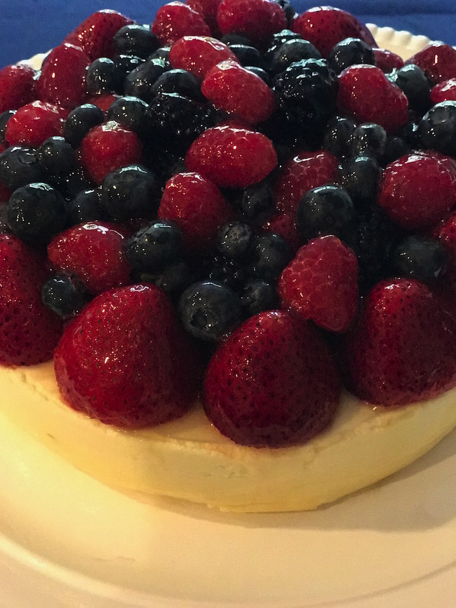 Mixed Berry Cheese Cake