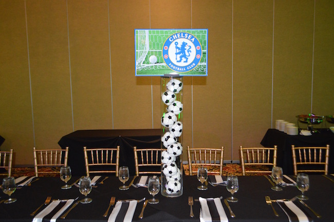 English Premier League Soccer Themed Bar Mitzvah Party