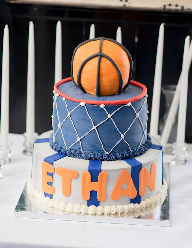 Basketball-themed Bar Mitzvah Party