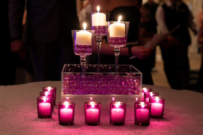 Allie's Purple & Silver Bat Mitzvah party