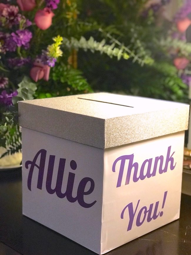 Allie's Purple & Silver Bat Mitzvah Party