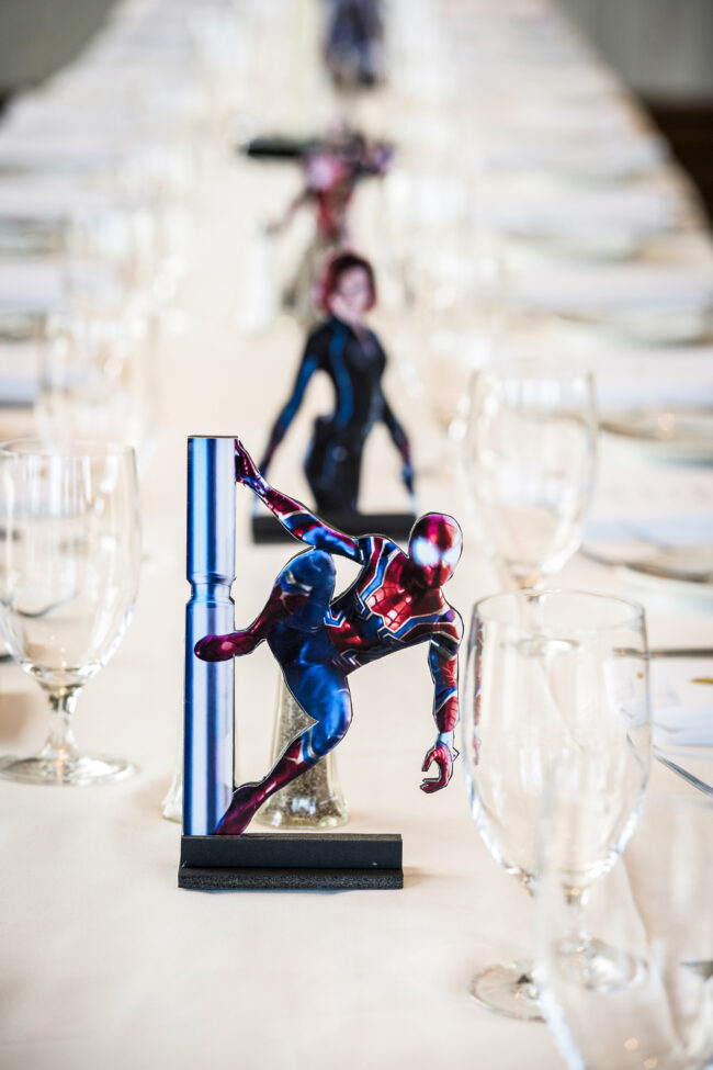 Avengers table decorations