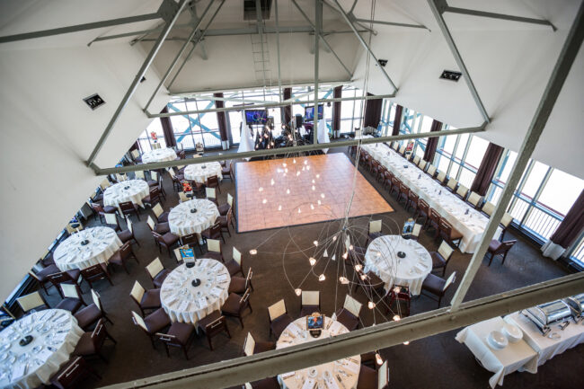 Bird's Eye View of Dining Room