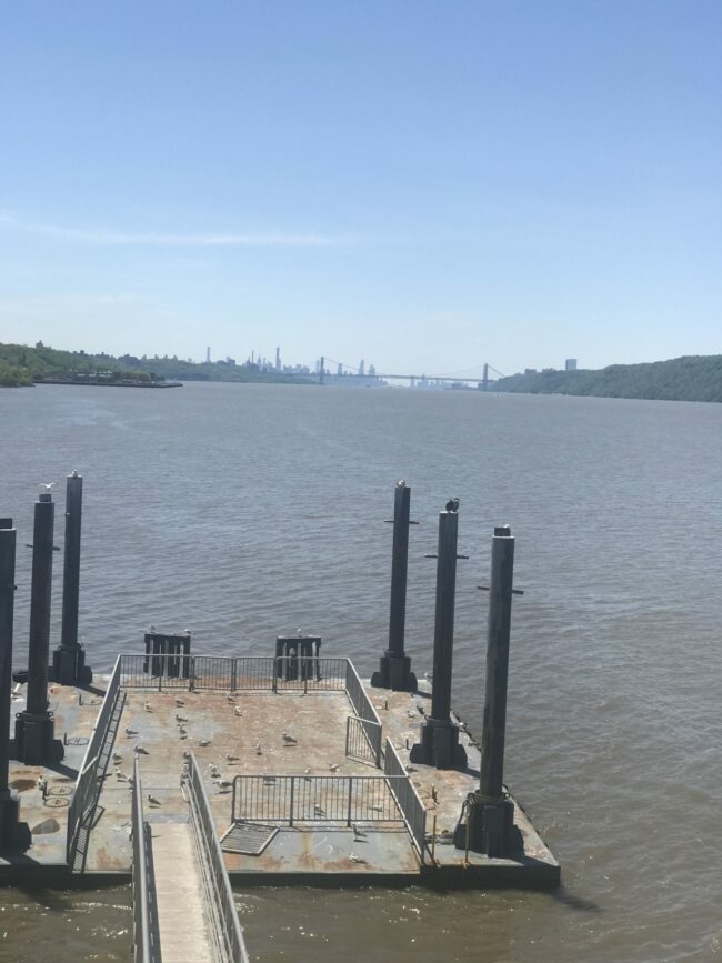 Hudson River from deck