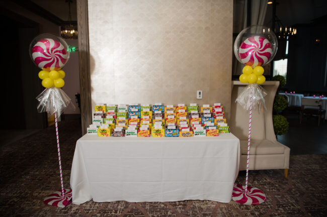 M&M Table Decorations  Party themes, Candy party, Birthday party