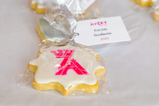 Cookie place card.