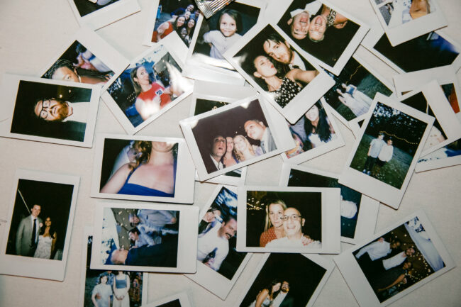 Poloroid guest book