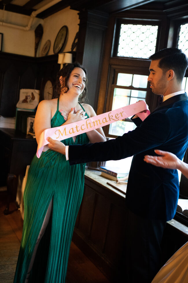 Prepping the Groom