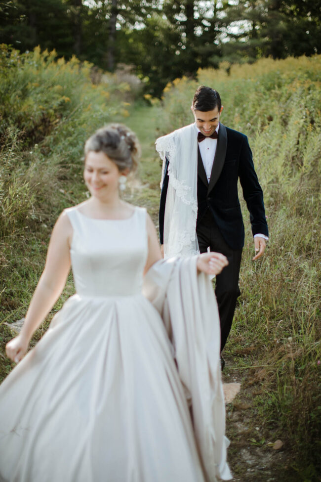 Bride and Groom after first look