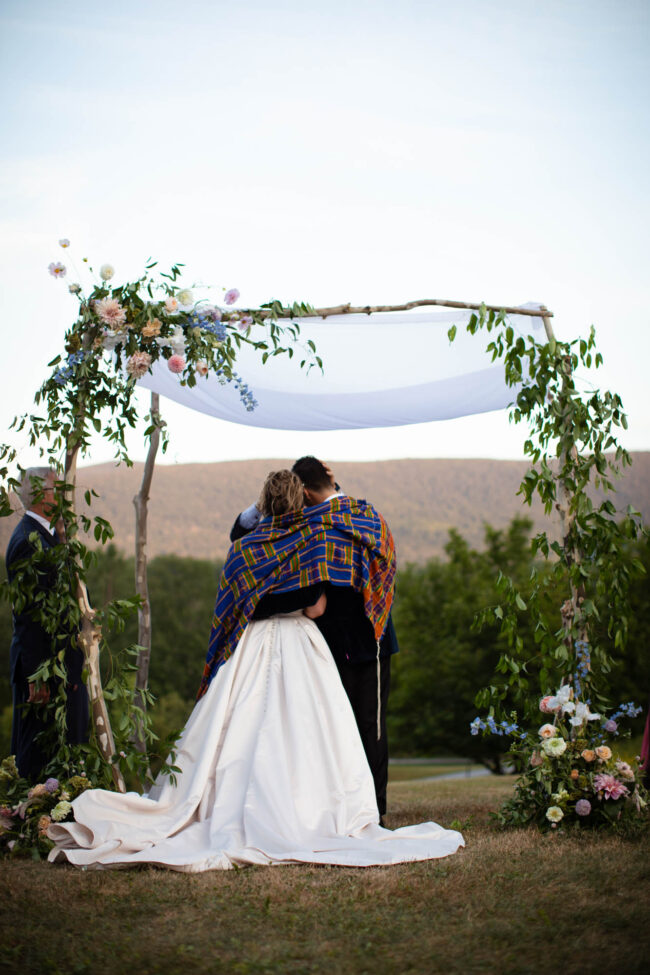 Bride and Groom under the chuppah