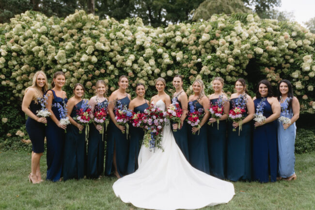 pre-ceremony formals with bridal party