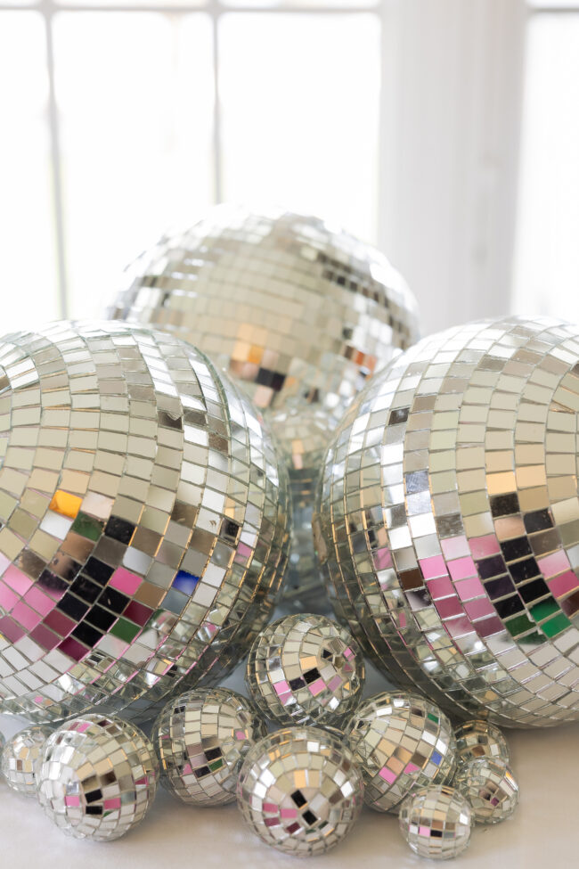 Reflective disco balls