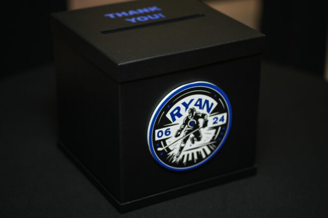 logo'd card box