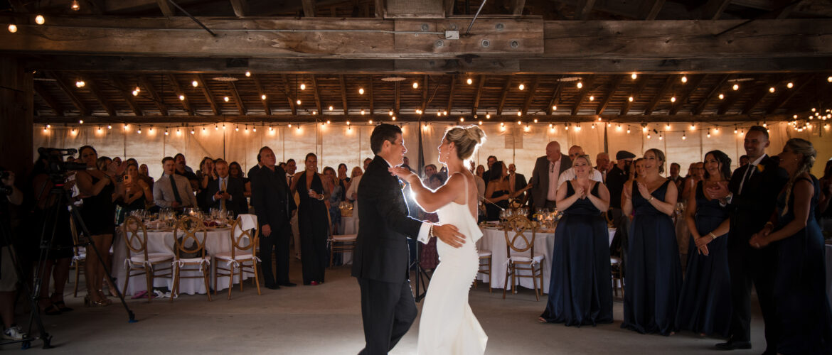 Bride and Groom's first dance