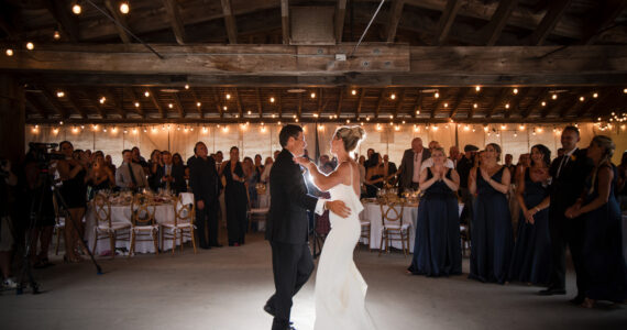 Bride and Groom's first dance