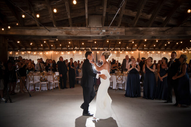 Bride and Groom's first dance