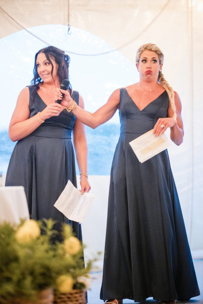 Bridesmaid's toast