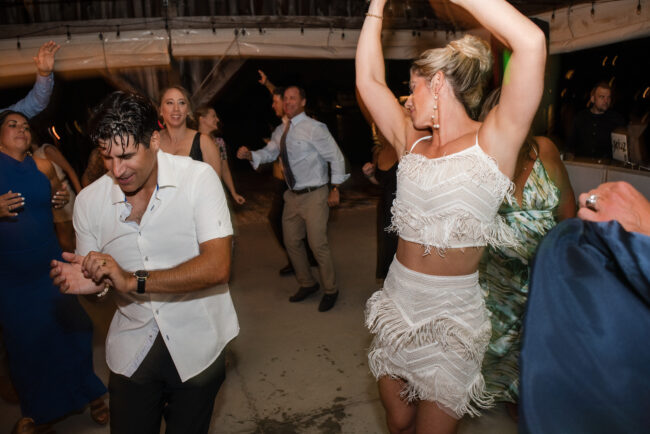 Bride and Groom dancing