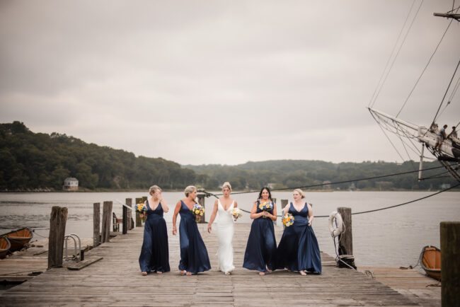 Bride and Bridesmaids pre-ceremony