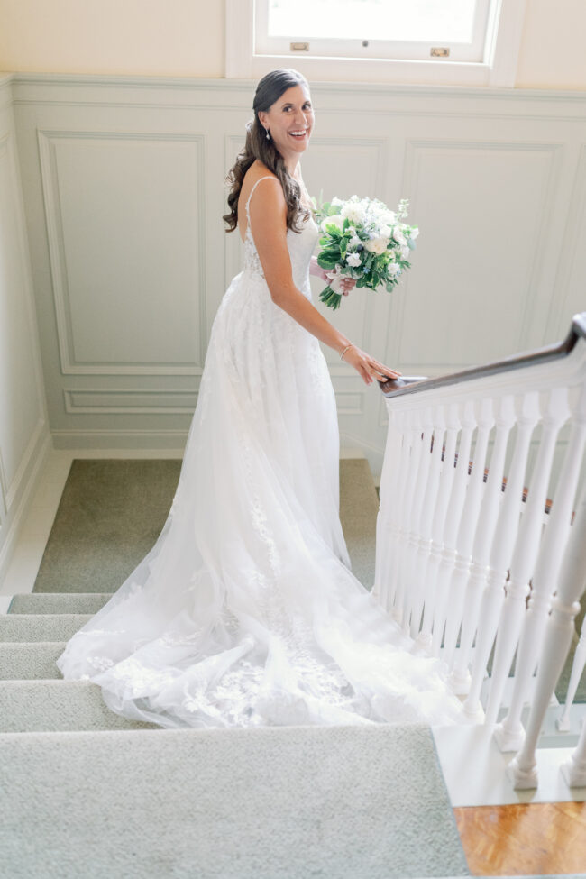 Bride heading out for ceremony