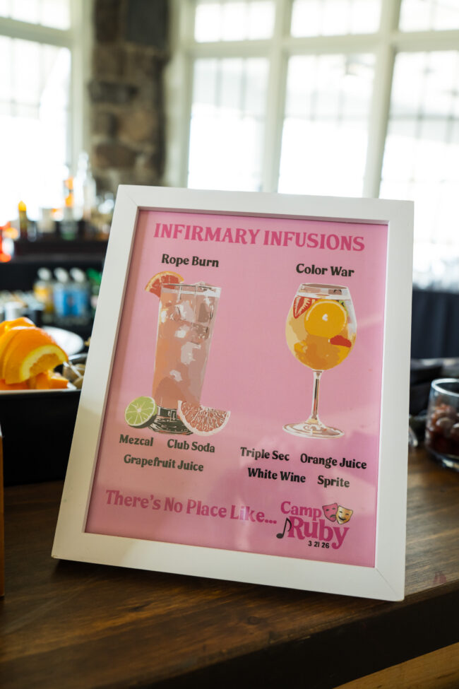 Adult Specialty Drink menu